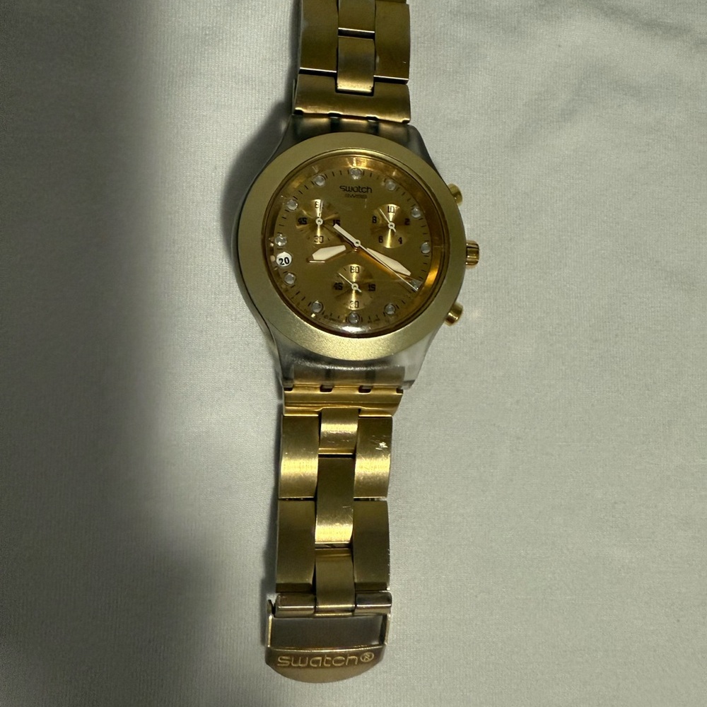 Swatch Luxurious Gold women’s Watch
